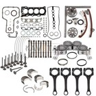 1zz-fe 1 8l Engine Rebuild Pistons Conrods Gasket Timing Kit For Toyota Corolla
