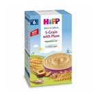 Hipp Baby Milk Cereal 5-grain With Plum From 6 Months 250g 8 8oz