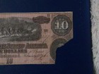  10 1864 Richmond Virginia Confederate Currency Bank Note Bill T68