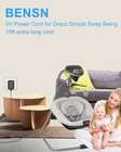 5v Power Cord For Graco Simple Sway Swing Duetsoothe Glider Lx Elite Premier    