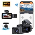 1080p Wifi 3 Lens Dash Cam Car Dvr Front Inside Camera Night Vision Recorder
