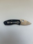 Spyderco Folding Knife 4 25   8cr13mov Steel Blade  Black Handlefast Shipping   