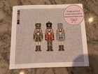 Nutcracker Trio Needlepoint Canvas Christmas 18 Mesh