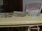 Vintage Hotel motel Glass Ashtrays Lot  3  Htf Howard Johnsons Ramada Sheraton