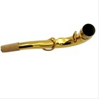 Underslung Gold Brass Tenor Sax Neck 27 5mm Tenon Bb Sax Replacement Neck