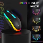 Wired Gaming Keyboard And Mouse Headset Combo rainbow Led Backlit Wired Keyboard