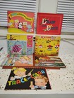 1950-60s Vintage Childrens Coloring Activity Books Lot Of 7 Some Partially Used
