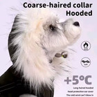 New Pet Dog Winter Warm Coat Fleece Hooded Puppy Jacket Plush Warm Cotton Vest A