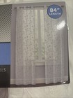 Living Colors Two Cassandra Window Panels 37x84 White white New In Package
