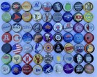 100 Lot Of Assorted Beer Bottle Caps     Plenty Unique Designs  no Dents 