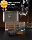 Acrylic Cigar Humidor With Humidifier And Hygrometer Desktop Cigar Case Box