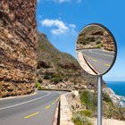 18  Round Corner Convex Mirror Security Safety Outdoor Driveway Garage Wide View
