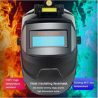Solar Powered Auto Darkening Welding Helmet - Large View  True Color  High Temp