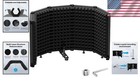 Compact Noise-canceling Vocal Isolation Shield For Home Studios   Broadcasting