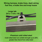Weld On Zip Tie Tabs -25 Large Metal Tabs For Securing Zip Ties  Rat Rod  Rzr 