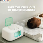 Tinybums Baby Wipe Warmer   Dispenser With Led Changing Light   On off Switch - 