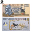 100pc Zimbabwe One Millillion Yottalillion Dollars Banknotes With Uv Paper Money