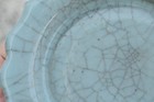 0334 Guan Ware Celadon Foliate-rim Dish