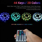 5050 32 8 Feet Rgb Waterproof Led Strip Light Smd 44 Key Remote 12v Dc Power Eb