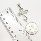 925 Sterling Silver Ornate Cross Pendant
