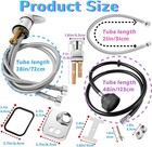 Upc Certified Salon Shampoo Bowl Faucet  Sprayer   Vacuum Breaker New Full Kit 