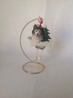 E s Imports Ceramic Siberian Husky Dog With Dangling Legs Christmas Ornament