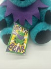 Vintage 90s Grateful Dead Dancing Bear Teal Plush With Tags Steven Smith 1990