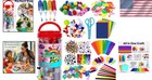 845-piece Kids Craft Kit  Glitter Glue  Pom Poms  And More For Endless Fun