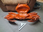 Vintage Hand Carved Crab