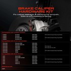 Front Disc Brake Hardware Kit For Chevrolet Silverado Gmc Sierra 1500 2019-2025