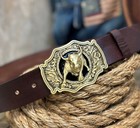 Belt Buckle For Men Western Rodeo Cowboy Solid Brass For Belt 1 5   buckle Only 