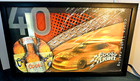 Vintage 1996 Coors Light Racing  40 Lighted Wall Hanging Beer Bar Room Sign  g 