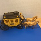 Vintage Wells Fargo Stage Coach Plastic Western Cowboy Horse Wild West