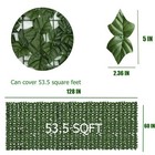 Artificial Ivy Privacy Fence Screen 128  By 60   53 5 Sqft  Uv-anti Faux Hedg   