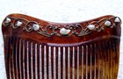 Pair Art Nouveau Faux Tortoiseshell Combs No Us Import Fees