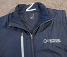 Zero Restriction Full Zip Lightweight Hybrid Primaloft Blue Golf Vest Men s Xl