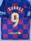 Luis Suarez Rare Hand Signed 2019 20 Fc Barcelona Home Football Shirt Coa