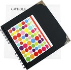 Scrapbook Photo Album Book 60 Pages 8 X 8 Inch Thick Kraft Diy Scrap Book Presen
