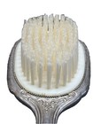 Antique Silver 925 Plated Hair Brush Rose Design 8  Victorian Style