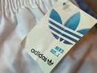 Vintage 1980s Adidas Sport Running Shorts Made In Usa New Old Stock Small Stains