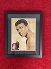 Muhammad Ali Signed Photo Mag Page Framed Vintage Nice Autograph Hof Psa dna