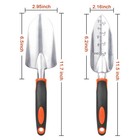 Garden Shovel Trowel Garden Tool Set  2 Pack Heavy Duty Gardening Tools Set Incl