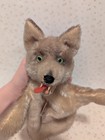 Rare Steiff Loopy Bad Wolf Hand Puppet   1950-60s Vintage Mohair German Toy