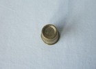 Collectible Vintage Ez  11 Brass Metal Sewing Thimble