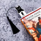 Cat Lover Gifts School Supplies Funny Cat Bookmark With Tassel Cute Women