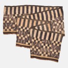 Kuba Handwoven Appliqu  d Raffia Textile Congo 202 X 29 5 Inch