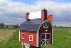 Barn Mailbox With Nameplate   Amish Mailbox   Amish Handmade   Made In Usa