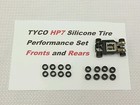    16 Silicone Tires    For Tyco Hp7 Ho Slot Car Upgrade  420 Fronts    444 Rears 