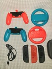 Nintendo Switch Accessories Lot Controllers  joy-cons   More  euc 