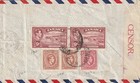 Jamaica  Censored Airmail Cover Kingston To British Honduras 1942  Arr canc 